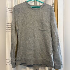 Sonoma Women's Heather Gray Crew Neck Sweater